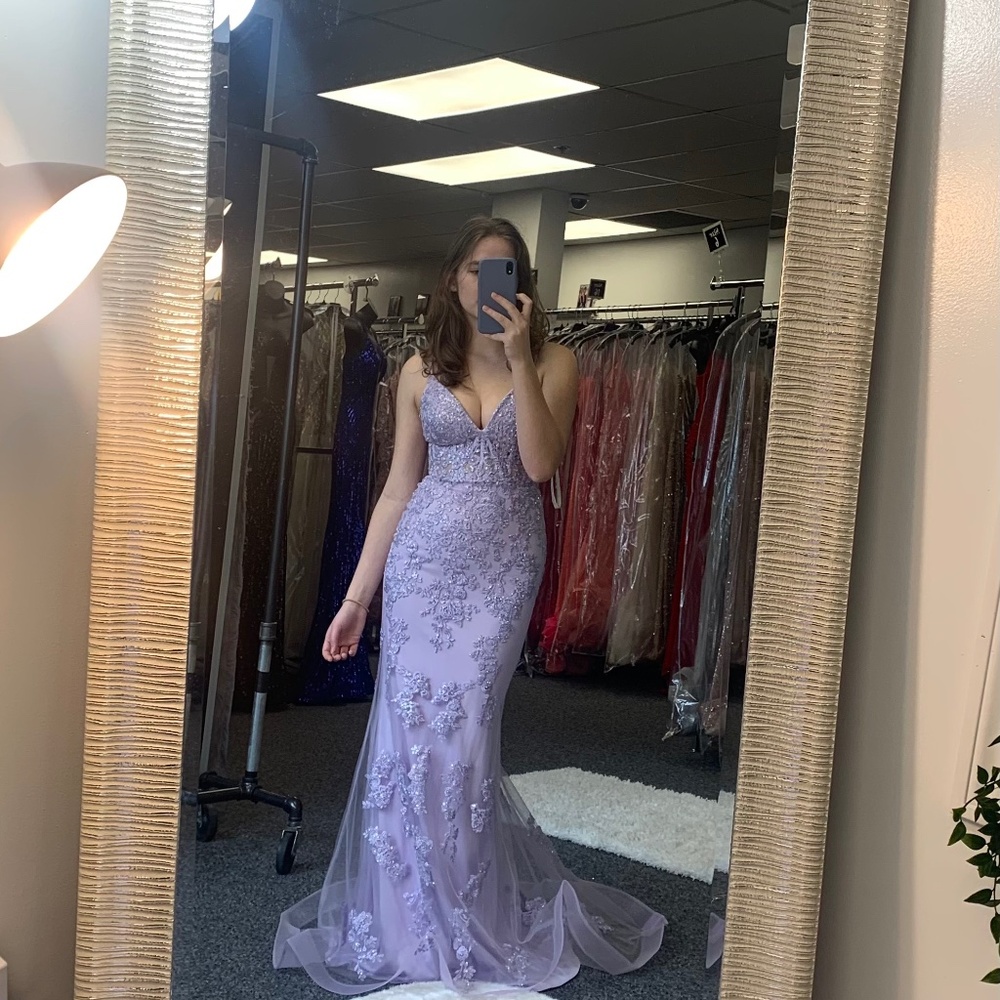 Lavender Prom Dress